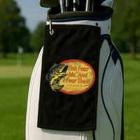 Fish Fear Me And I Fear Them How Do We Break The Cycle Golf Towel