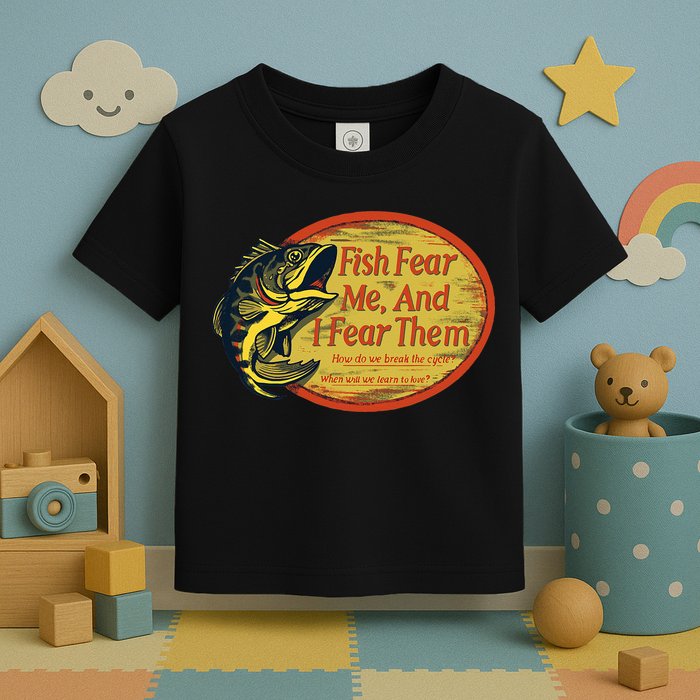 Fish Fear Me And I Fear Them How Do We Break The Cycle Toddler T-Shirt