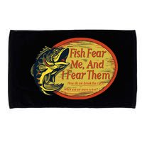 Fish Fear Me And I Fear Them How Do We Break The Cycle Microfiber Hand Towel