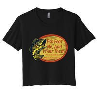 Fish Fear Me And I Fear Them How Do We Break The Cycle Crop Top