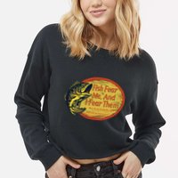 Fish Fear Me And I Fear Them How Do We Break The Cycle Cropped Pullover Crew