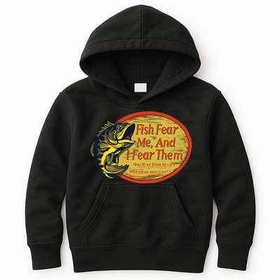 Fish Fear Me And I Fear Them How Do We Break The Cycle Kids Hoodie