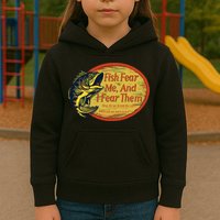 Fish Fear Me And I Fear Them How Do We Break The Cycle Kids Hoodie