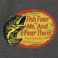 Fish Fear Me And I Fear Them How Do We Break The Cycle Vector Backpack