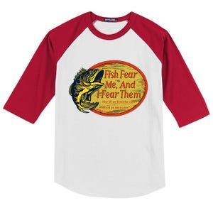 Fish Fear Me And I Fear Them How Do We Break The Cycle Kids Colorblock Raglan Jersey