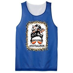 Funny Football Mom Messy Bun Player Mom Mother's Day Cool Gift Mesh Reversible Basketball Jersey Tank