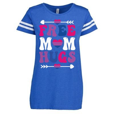 For Funny Moms Free Hugs Design Moms Hugs Free Mom Hugs Cute Gift Enza Ladies Jersey Football T-Shirt