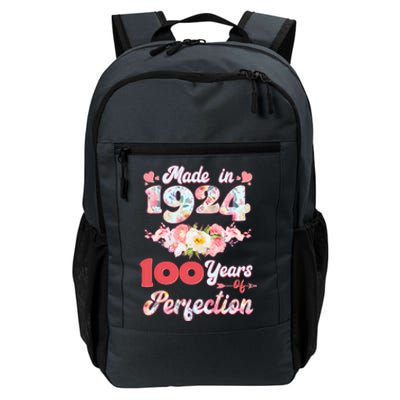 Flower Floral Made In 1924 100 Years Of Perfection Daily Commute Backpack