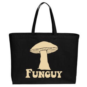 Funguy Funny Mushroom Fun Guy Cotton Canvas Jumbo Tote