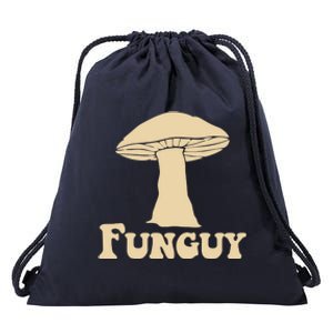 Funguy Funny Mushroom Fun Guy Drawstring Bag