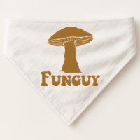 Funguy Funny Mushroom Fun Guy USA-Made Doggie Bandana
