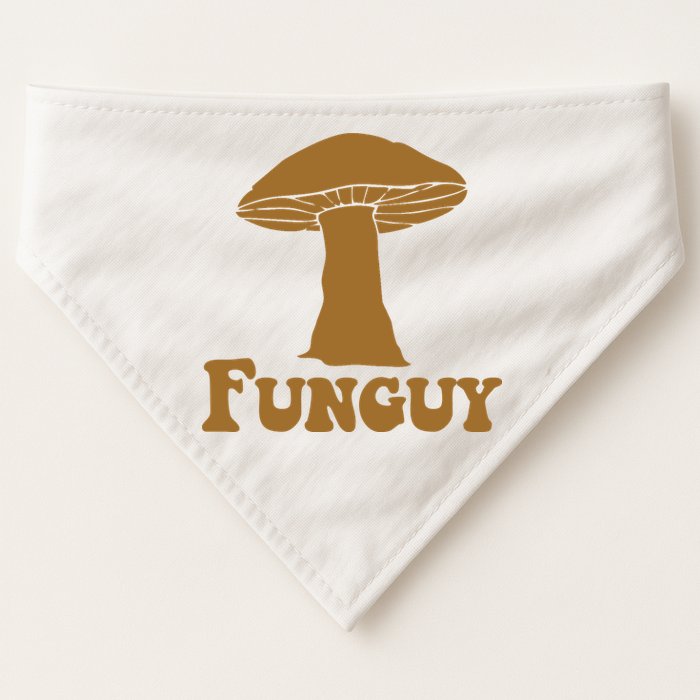 Funguy Funny Mushroom Fun Guy USA-Made Doggie Bandana