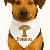 Funguy Funny Mushroom Fun Guy USA-Made Doggie Bandana