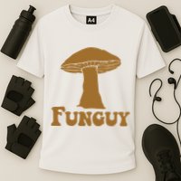 Funguy Funny Mushroom Fun Guy Cooling Performance Crew T-Shirt