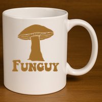 Funguy Funny Mushroom Fun Guy 11oz C Handle Ceramic Mug