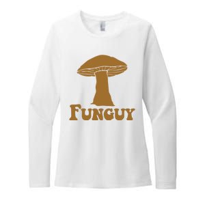 Funguy Funny Mushroom Fun Guy Womens CVC Long Sleeve Shirt