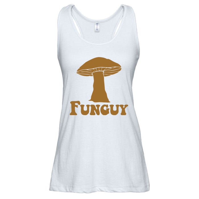 Funguy Funny Mushroom Fun Guy Ladies Essential Flowy Tank