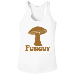 Funguy Funny Mushroom Fun Guy Ladies PosiCharge Competitor Racerback Tank