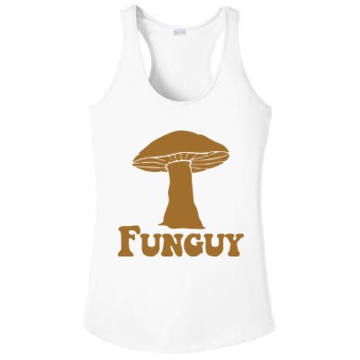 Funguy Funny Mushroom Fun Guy Ladies PosiCharge Competitor Racerback Tank