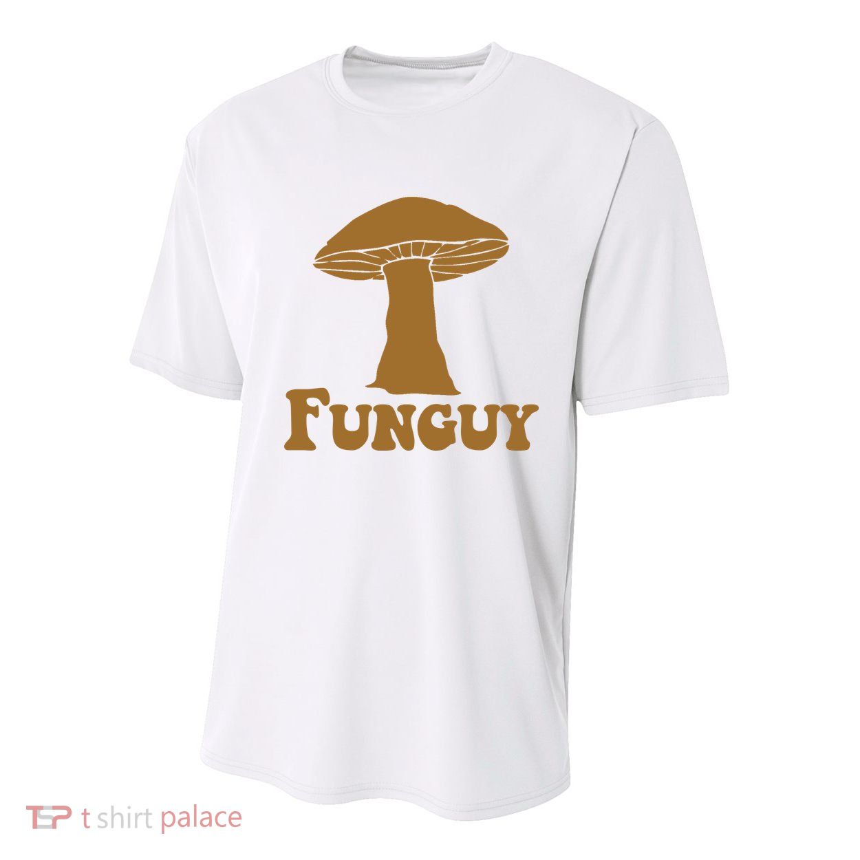Funguy Funny Mushroom Fun Guy Youth Performance Sprint T-Shirt