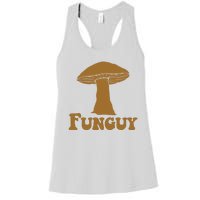 Funguy Funny Mushroom Fun Guy Women's Racerback Tank