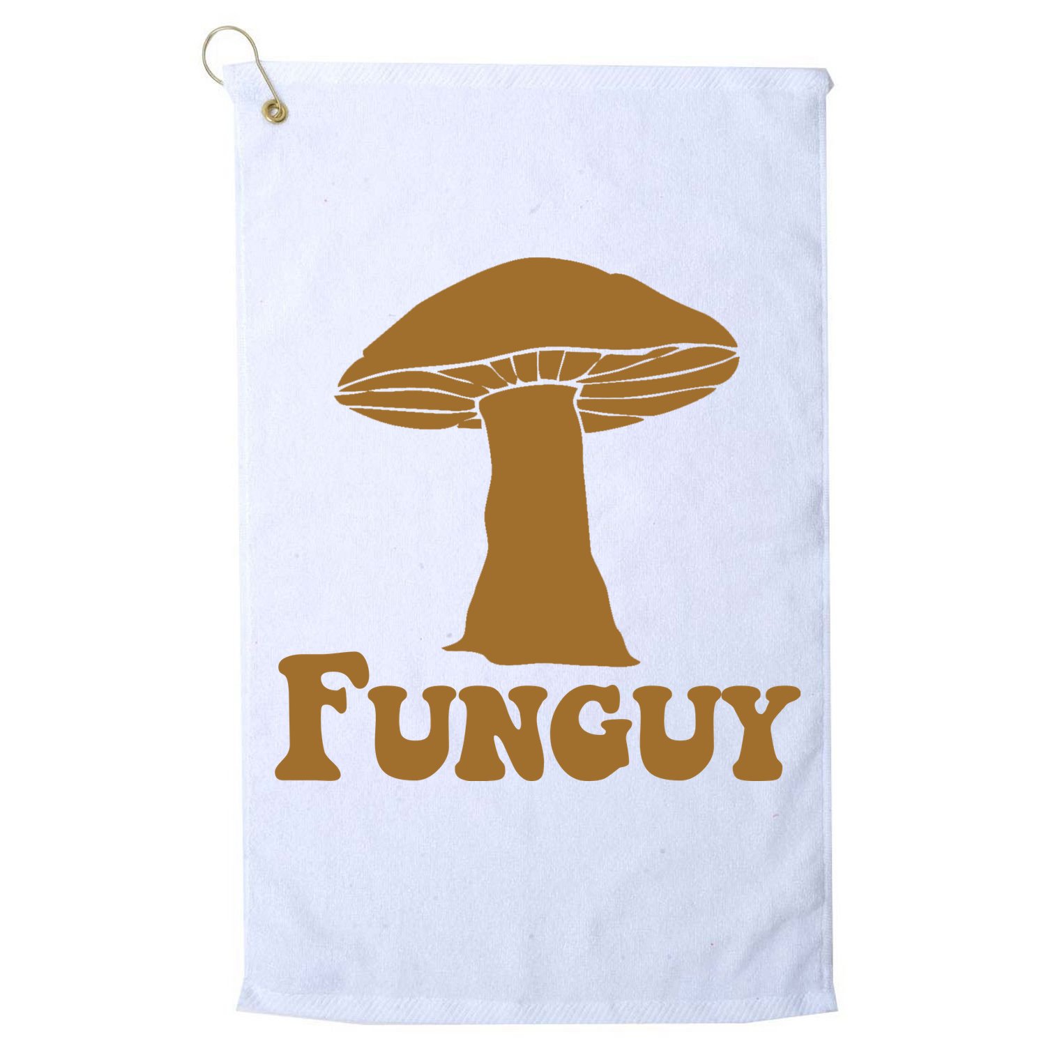 Funguy Funny Mushroom Fun Guy Golf Towel