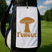 Funguy Funny Mushroom Fun Guy Golf Towel