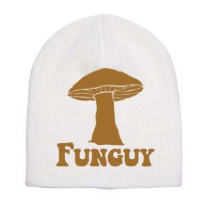 Funguy Funny Mushroom Fun Guy Short Acrylic Beanie