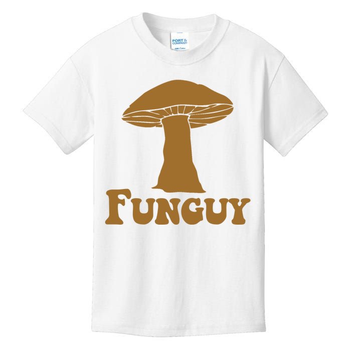 Funguy Funny Mushroom Fun Guy Kids T-Shirt