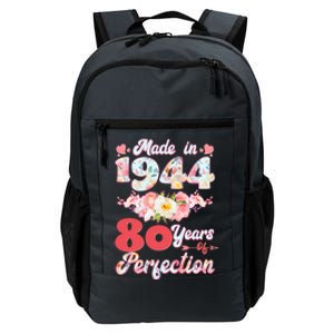 Flower Floral Made In 1944 80 Years Of Perfection Daily Commute Backpack