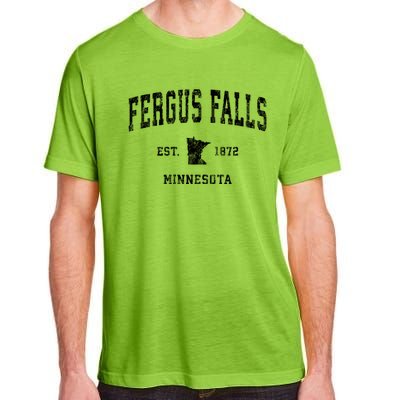 Fergus Falls Minnesota Mn Vintage Athletic Sports Adult ChromaSoft Performance T-Shirt