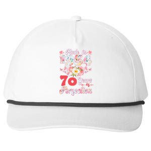 Flower Floral Made In 1954 70 Years Of Perfection Snapback Five-Panel Rope Hat