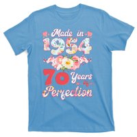 Flower Floral Made In 1954 70 Years Of Perfection T-Shirt