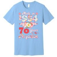 Flower Floral Made In 1954 70 Years Of Perfection Premium T-Shirt