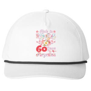 Flower Floral Made In 1964 60 Years Of Perfection Snapback Five-Panel Rope Hat