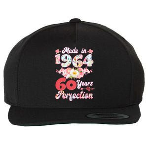 Flower Floral Made In 1964 60 Years Of Perfection Wool Snapback Cap