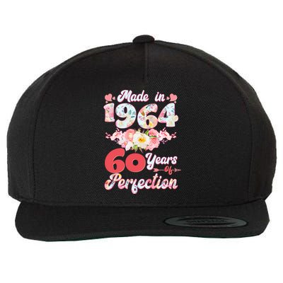 Flower Floral Made In 1964 60 Years Of Perfection Wool Snapback Cap