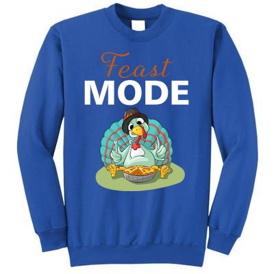 Funny Feast Mode Holiday Gobble Thanksgiving Gift Turkey Gift Sweatshirt