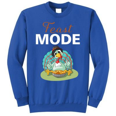 Funny Feast Mode Holiday Gobble Thanksgiving Gift Turkey Gift Tall Sweatshirt