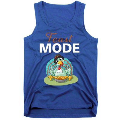 Funny Feast Mode Holiday Gobble Thanksgiving Gift Turkey Gift Tank Top