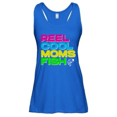 Funny Fishing Mom Gift Ladies Essential Flowy Tank