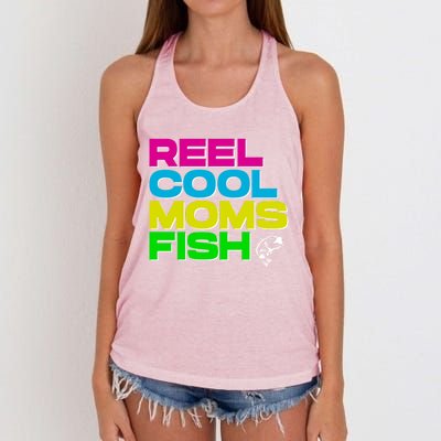 Funny Fishing Mom Gift Women's Knotted Racerback Tank