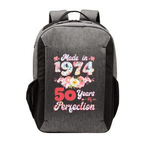 Flower Floral Made In 1974 50 Years Of Perfection Vector Backpack