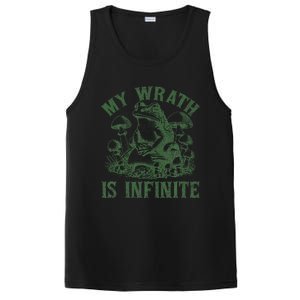 Funny Frog Meme My Wrath Is Infinite Frog Pond PosiCharge Competitor Tank