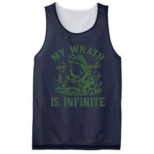 Funny Frog Meme My Wrath Is Infinite Frog Pond Mesh Reversible Basketball Jersey Tank