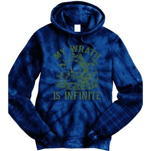 Funny Frog Meme My Wrath Is Infinite Frog Pond Tie Dye Hoodie