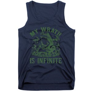 Funny Frog Meme My Wrath Is Infinite Frog Pond Tank Top