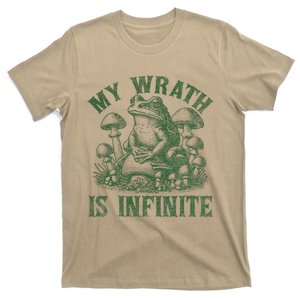 Funny Frog Meme My Wrath Is Infinite Frog Pond T-Shirt