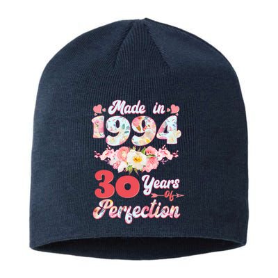 Flower Floral Made In 1994 30 Years Of Perfection Sustainable Beanie