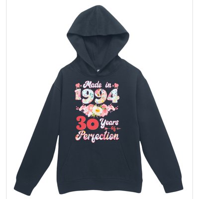 Flower Floral Made In 1994 30 Years Of Perfection Urban Pullover Hoodie